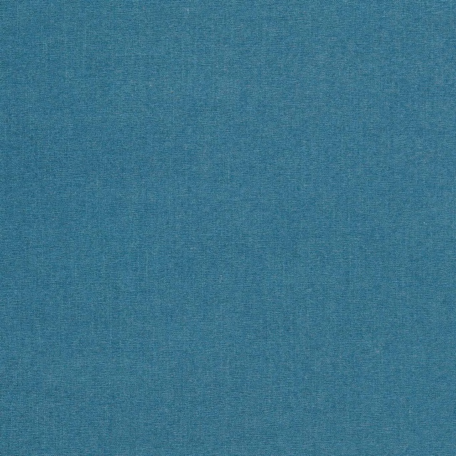 Deep ocean teal chenille with fine, subtly mottled woven texture
