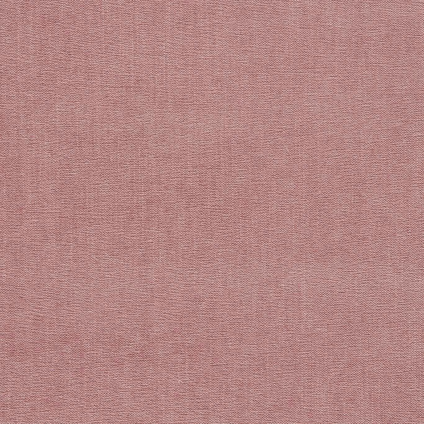 Close-up of dusty rose pink chenille with a fine, even woven texture