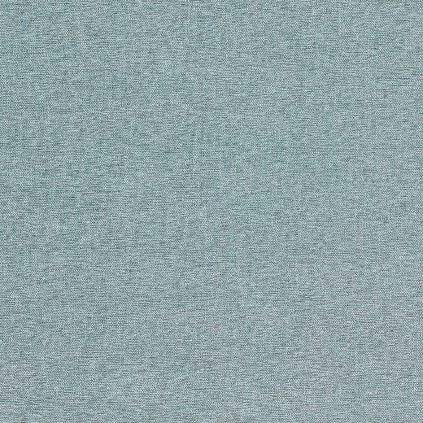 Cool aqua-teal plain fabric with a fine horizontal woven texture