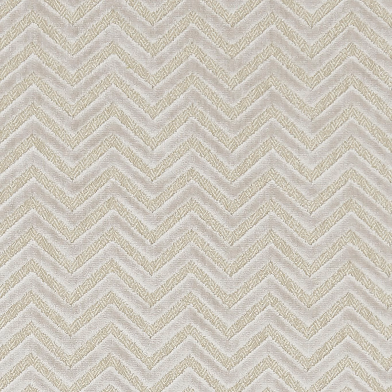 Ivory textile with pale beige raised chevron lines and softly tactile texture