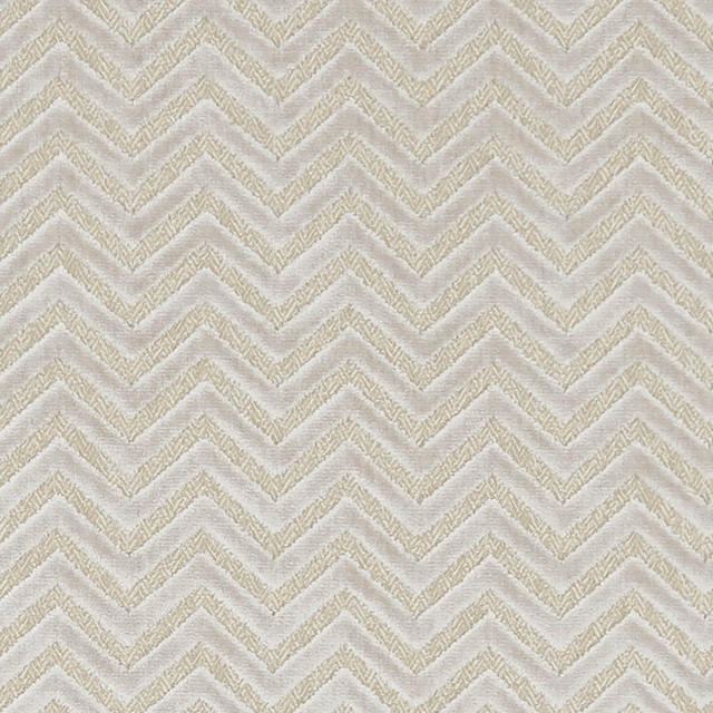 Ivory textile with pale beige raised chevron lines and softly tactile texture