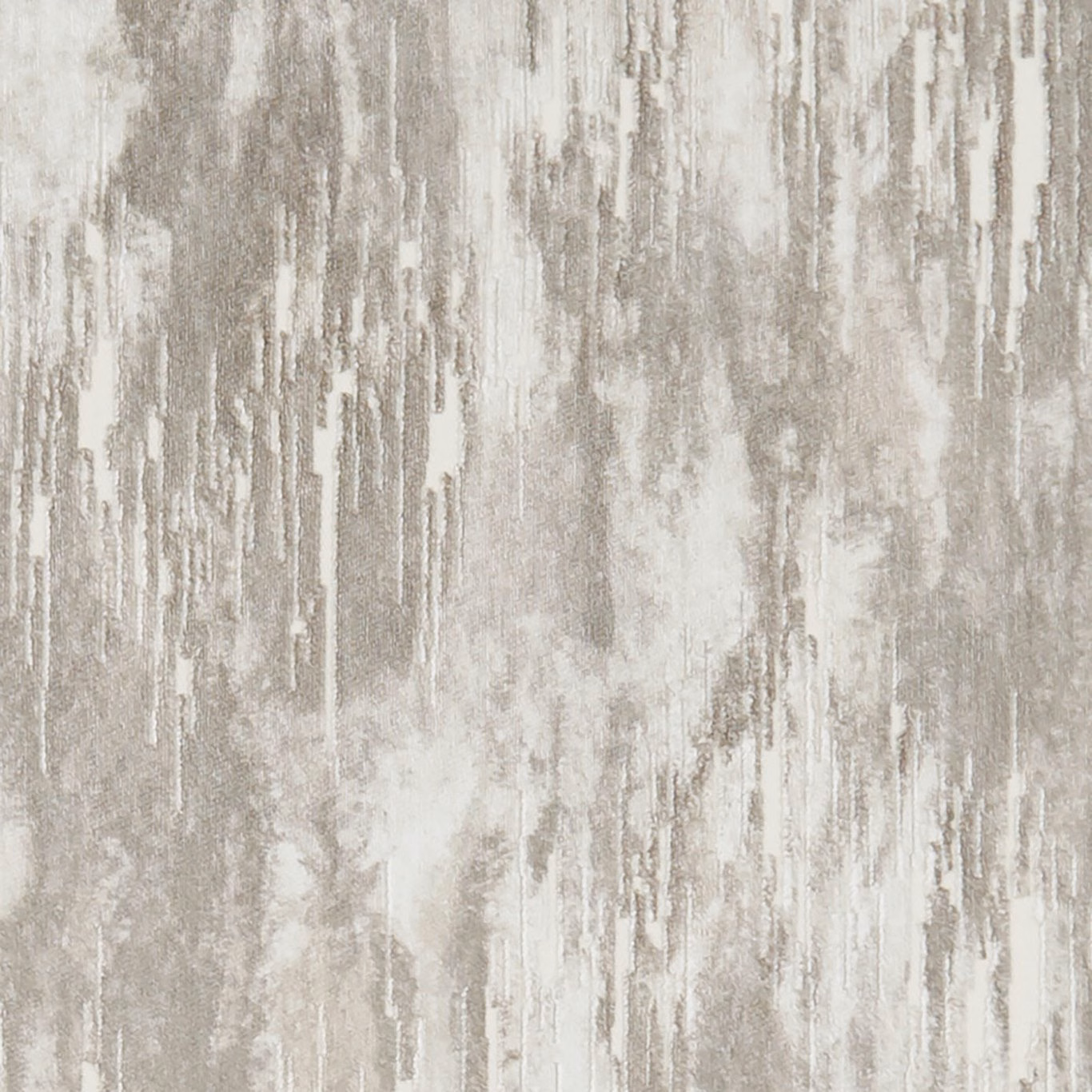 Warm taupe and ivory fabric with distressed vertical striations and a tactile woven surface