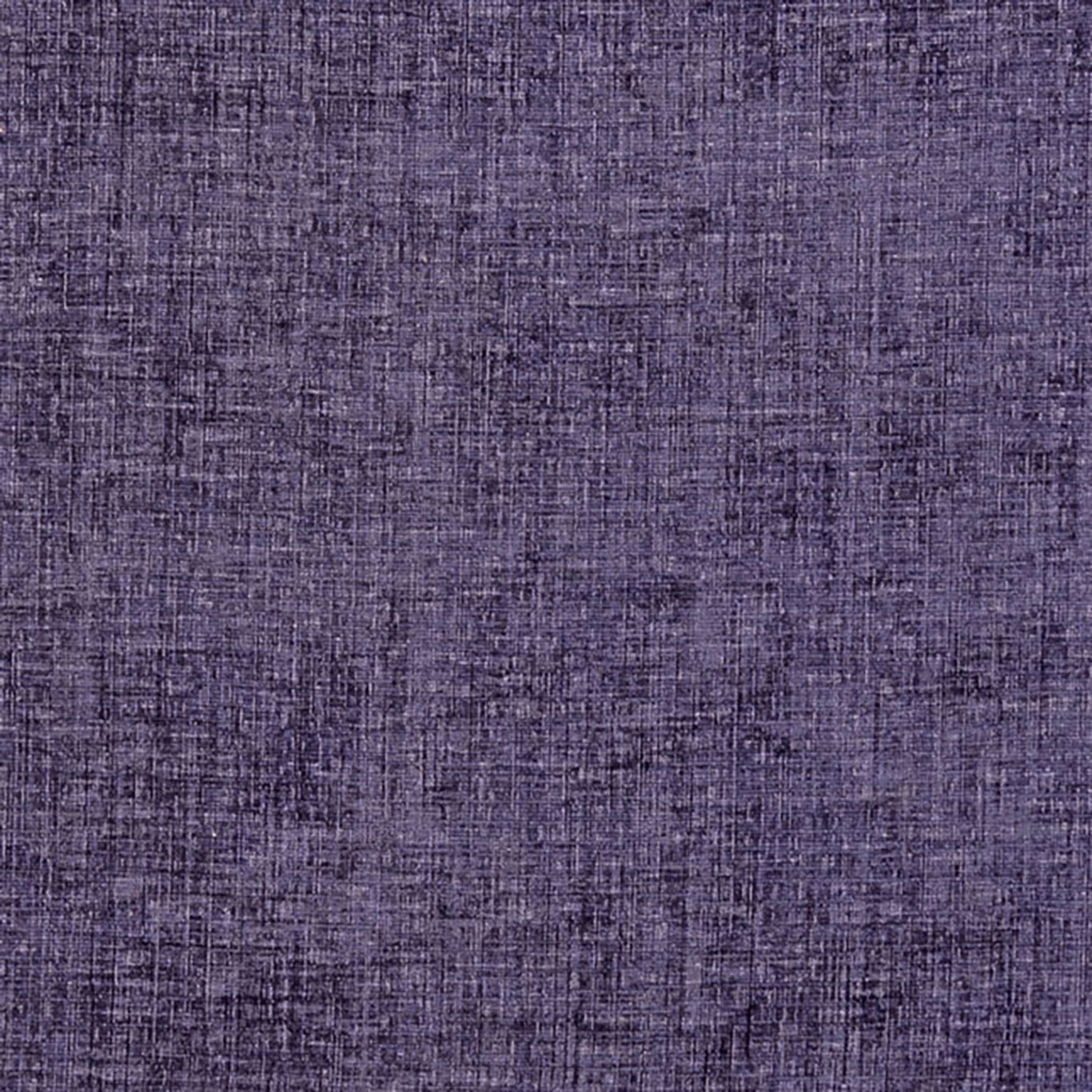Deep aubergine purple woven swatch with fine crosshatched texture and violet tonal flecks