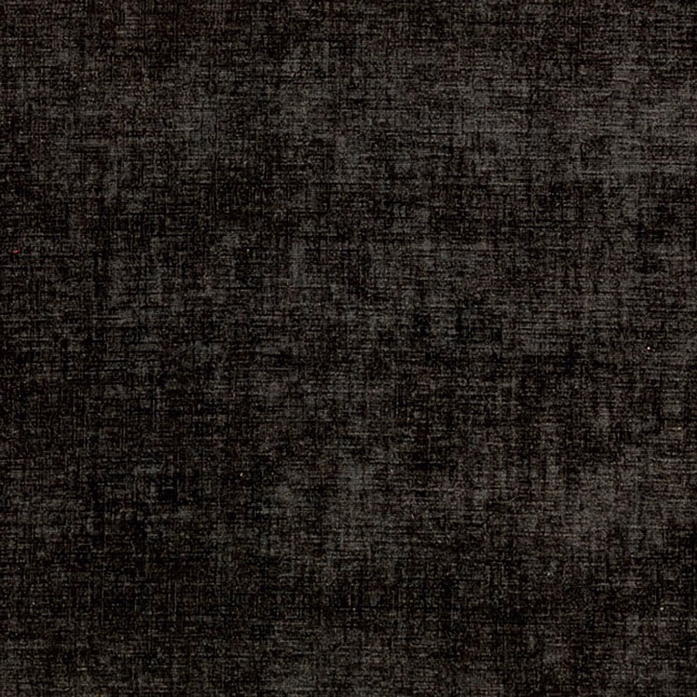 Near-black ebony woven textile with charcoal and brown-grey crosshatched texture