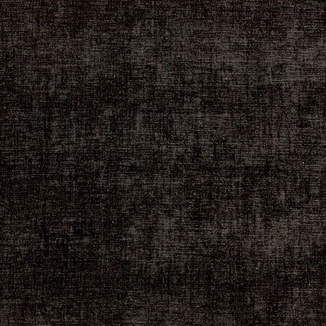 Near-black ebony woven textile with charcoal and brown-grey crosshatched texture