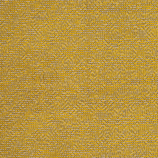Textured citrus-yellow upholstery weave with fine grey and cream flecks