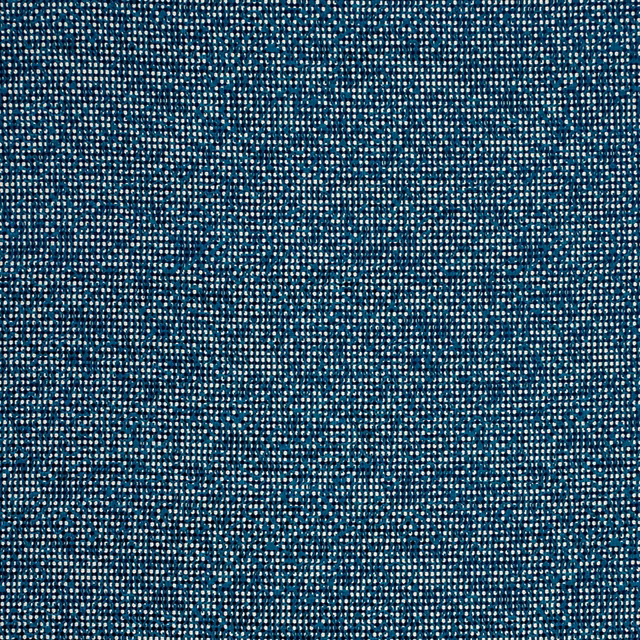 Deep lagoon-teal woven ground with dense pale flecks and tactile mottled texture