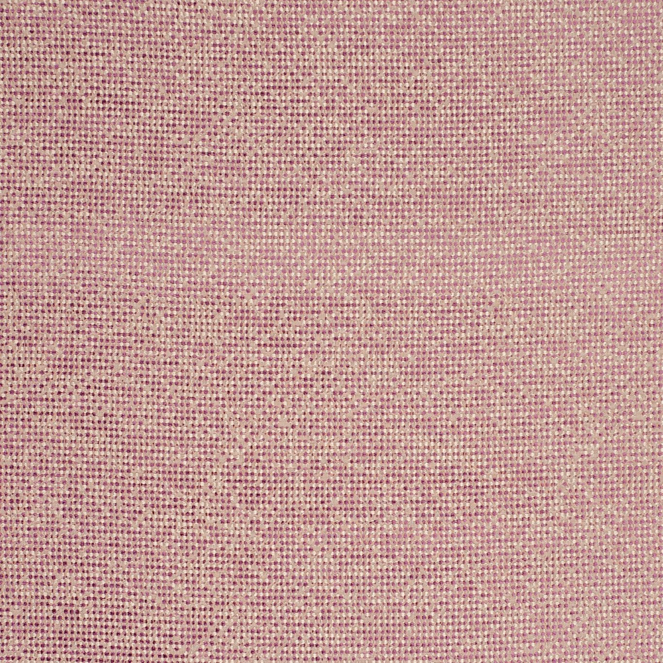 Close-up of muted orchid-pink woven texture with pale flecks and tiny geometric pattern