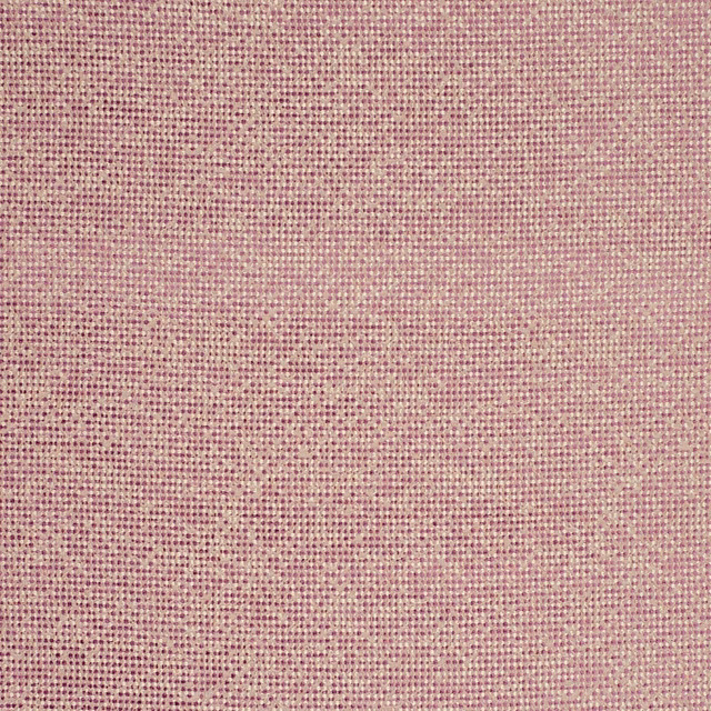 Close-up of muted orchid-pink woven texture with pale flecks and tiny geometric pattern