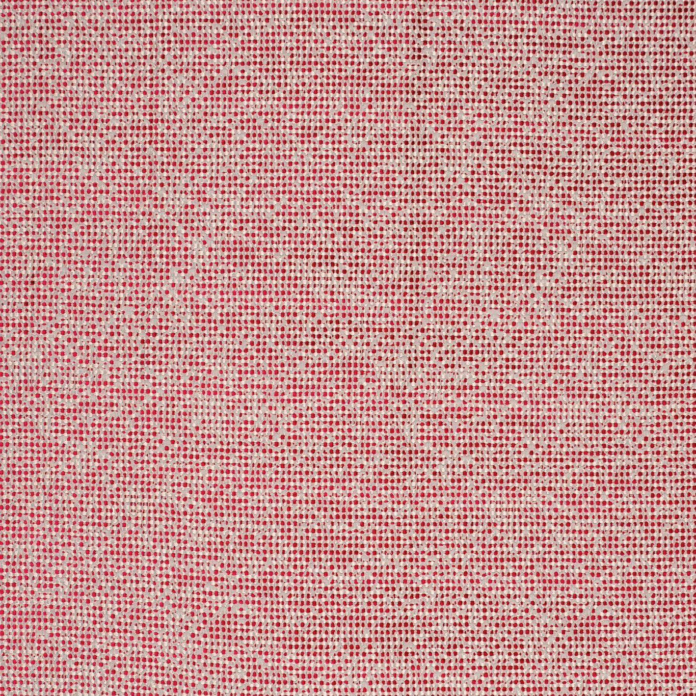 Warm cream upholstery with dense raspberry flecks and a finely mottled woven texture