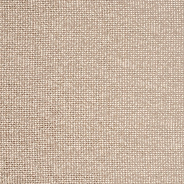 Close-up of warm taupe flecked weave with a softly gridded texture