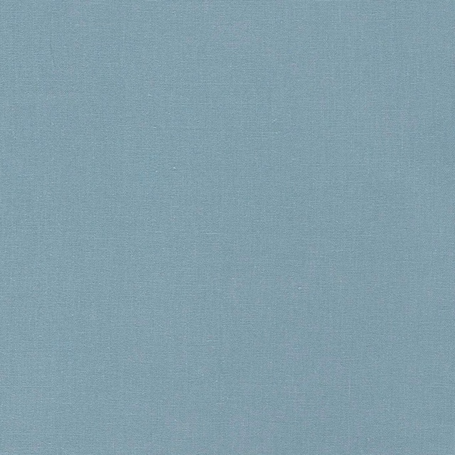 Muted denim-blue woven fabric with fine crosshatch texture and soft cool shading