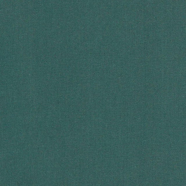 Deep forest-green blue-green plain weave with subtle tonal texture