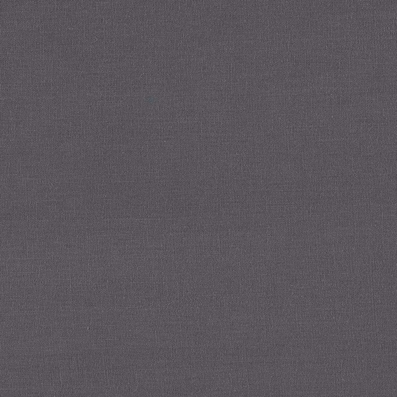 Dark graphite-grey plain weave with subtle tonal texture across the fabric swatch