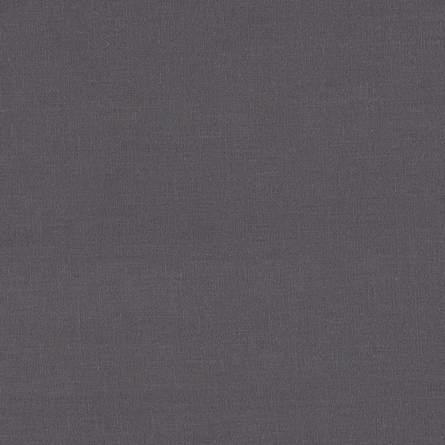 Dark graphite-grey plain weave with subtle tonal texture across the fabric swatch