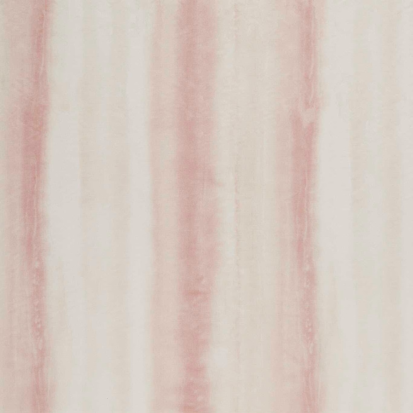 Ivory sheer fabric with hazy blush-pink vertical bands and softly uneven texture