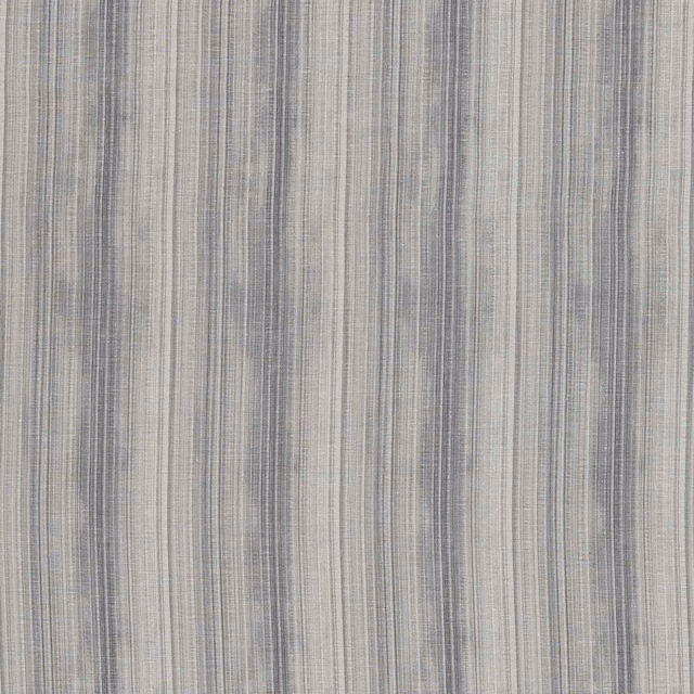 Cool charcoal sheer with fine vertical grey striations and a delicate woven surface