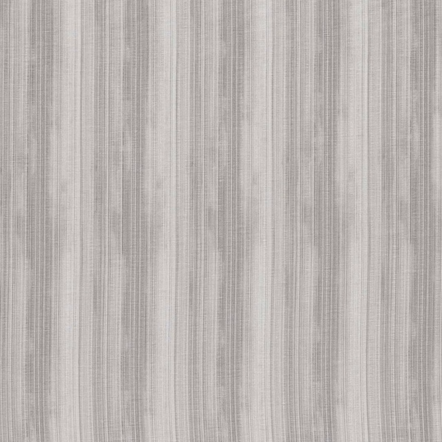 Pale pebble-grey sheer with fine vertical striations and softly silvered tonal texture
