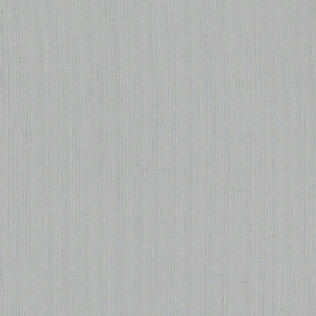 Pale mist-grey sheer fabric with subtle vertical slub weave and softly silvery texture