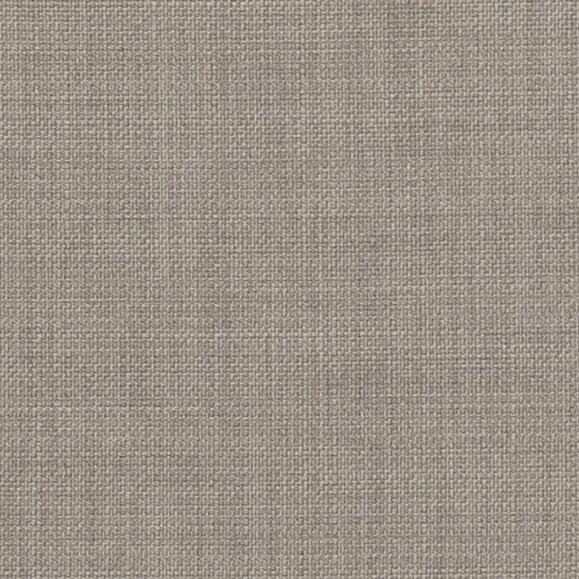 Close-up of ash-grey taupe fabric with a fine woven crosshatch texture