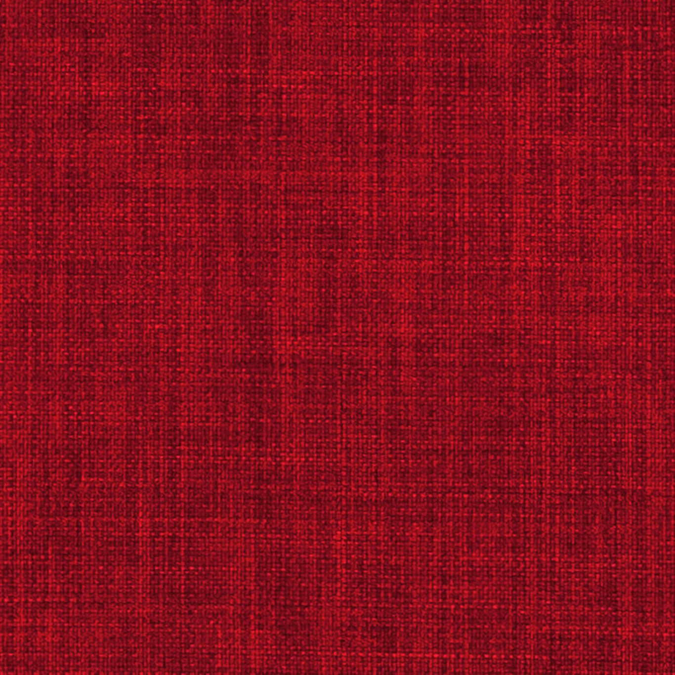 Close-up of deep brick-red plain weave with subtle crosshatch texture