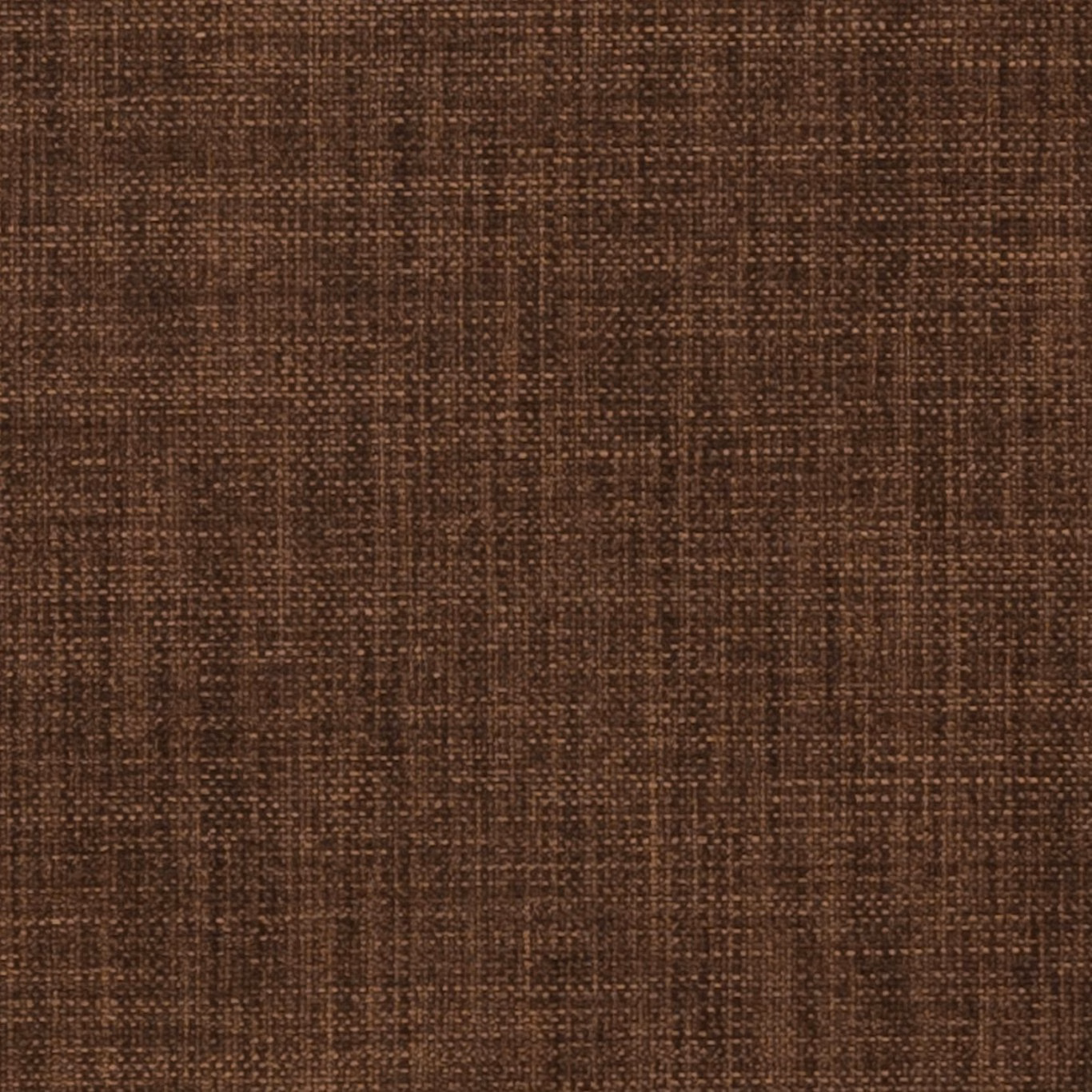 Warm chocolate-brown plain weave with lighter crosswise flecks and a nubby surface
