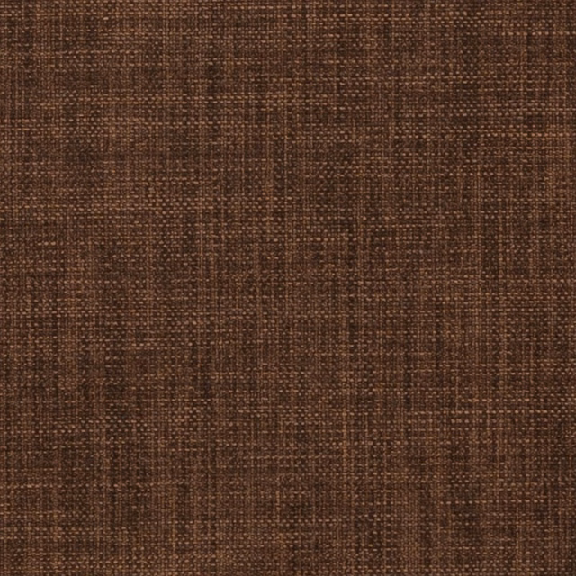 Warm chocolate-brown plain weave with lighter crosswise flecks and a nubby surface