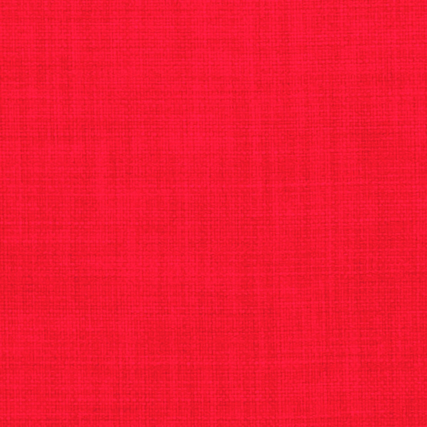 Vivid cranberry-red plain weave with fine crosshatch texture and subtle tonal variation