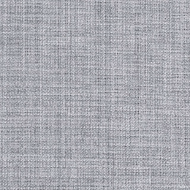 Close-up of cool dove-grey plain weave with fine crosshatched textile texture