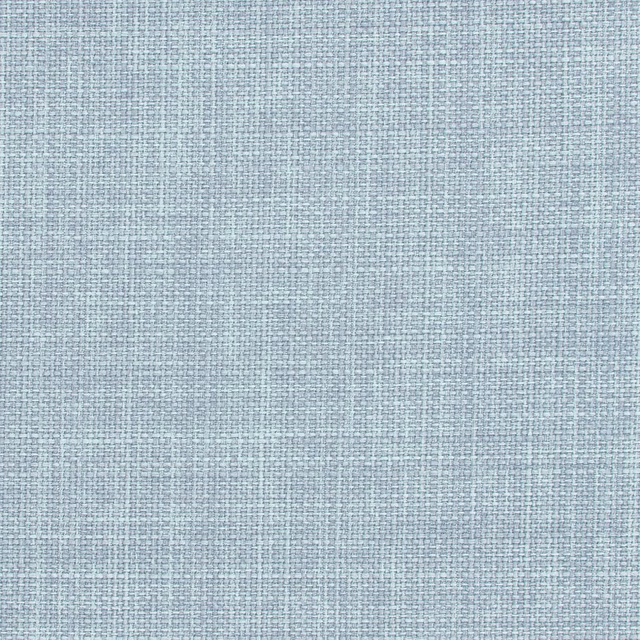 Pale duck-egg blue woven textile with fine grey-white crosshatch texture