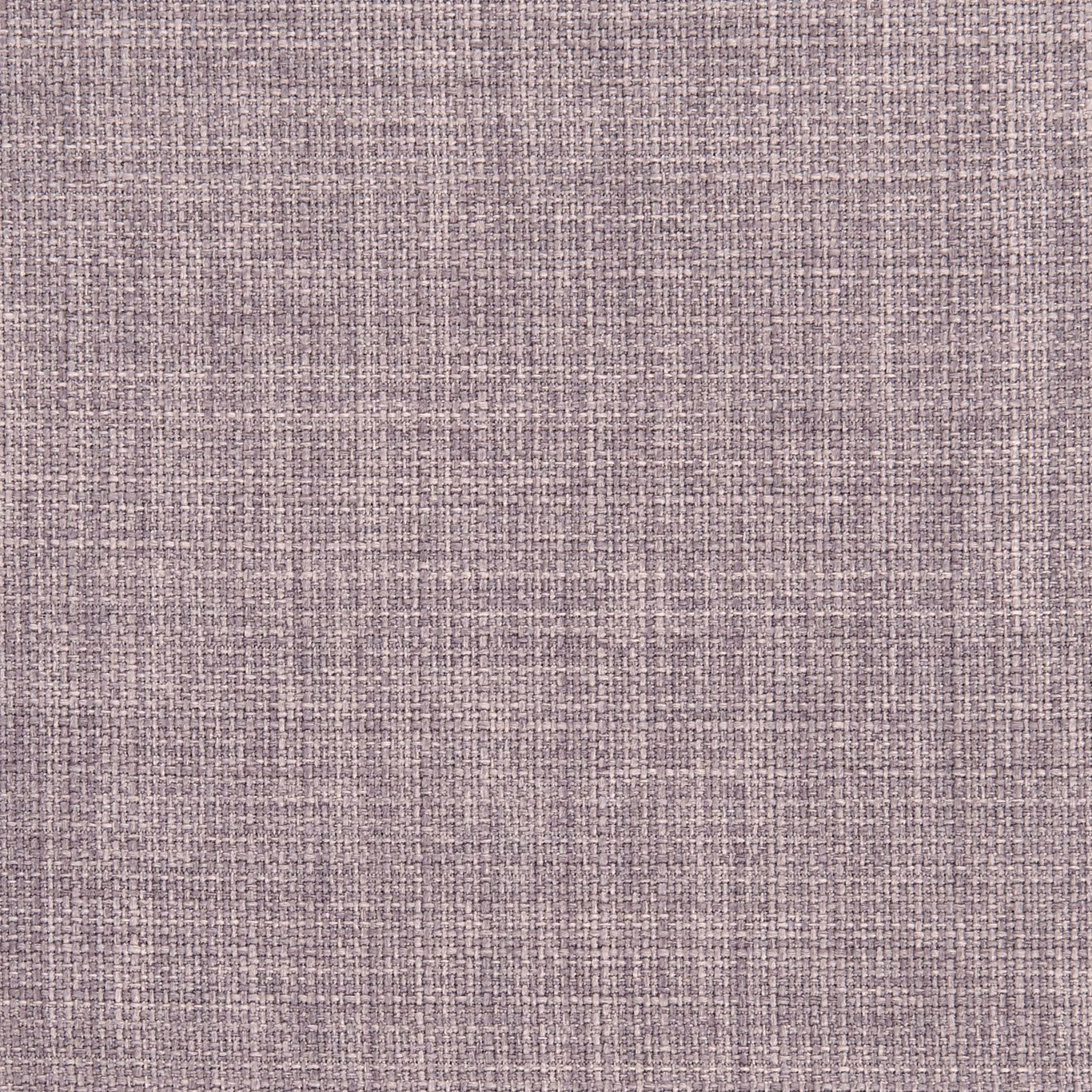 Muted lilac mauve fabric with fine grey crosshatch weave and softly flecked texture