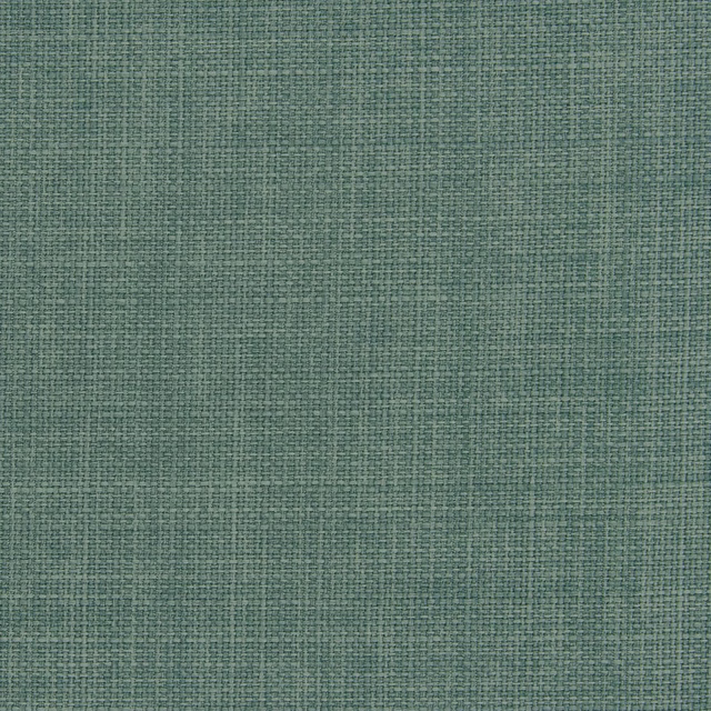 Muted mineral teal woven fabric with fine crosshatch texture and subtle tonal variation