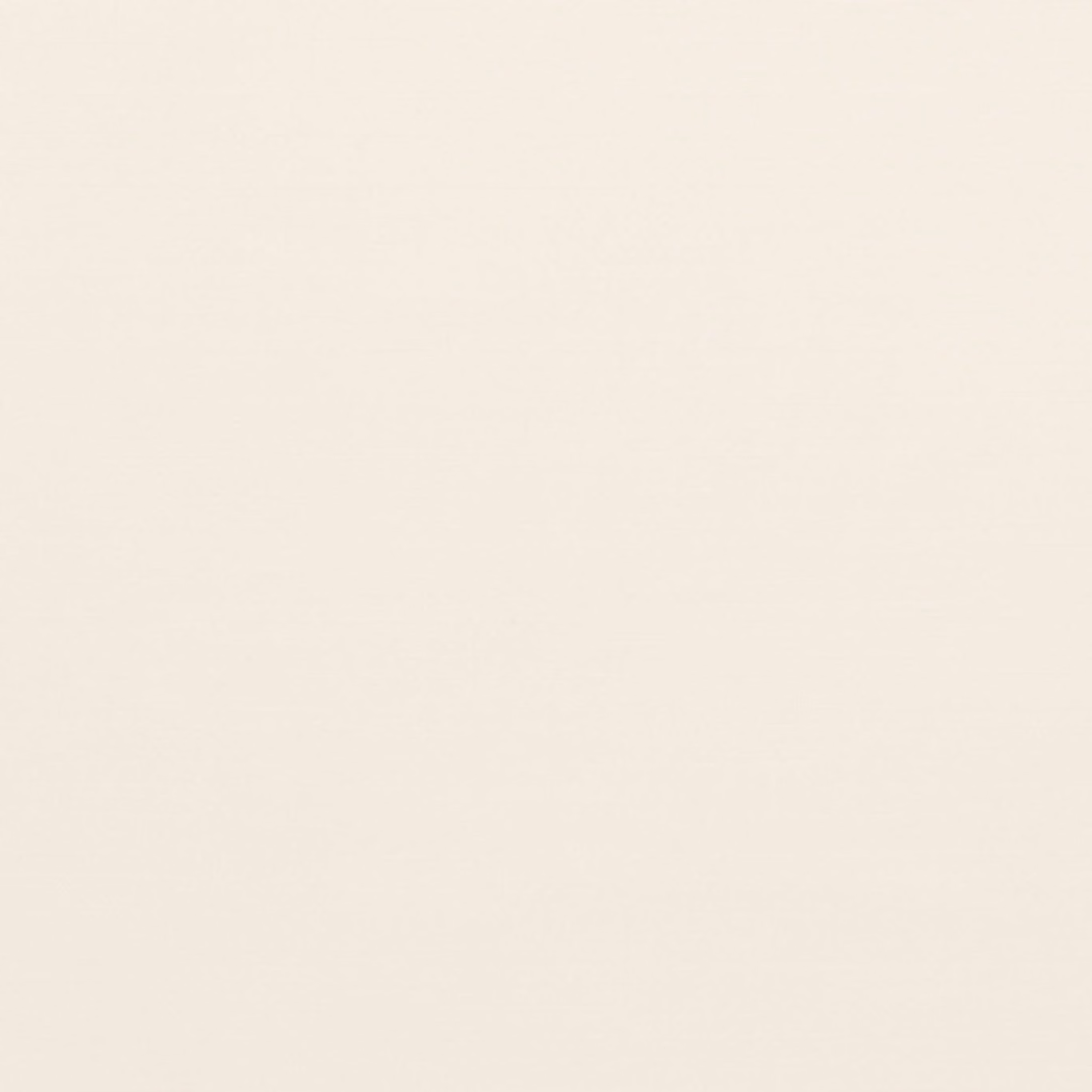 Close-up of warm ivory cream plain weave with a softly matte surface
