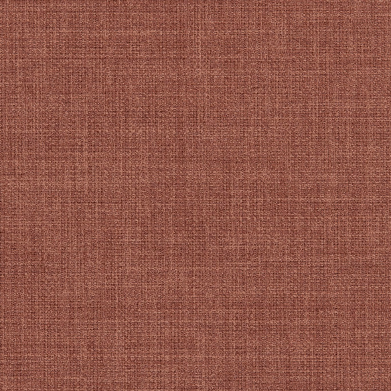 Paprika terracotta fabric showing a fine, softly varied crosswoven texture