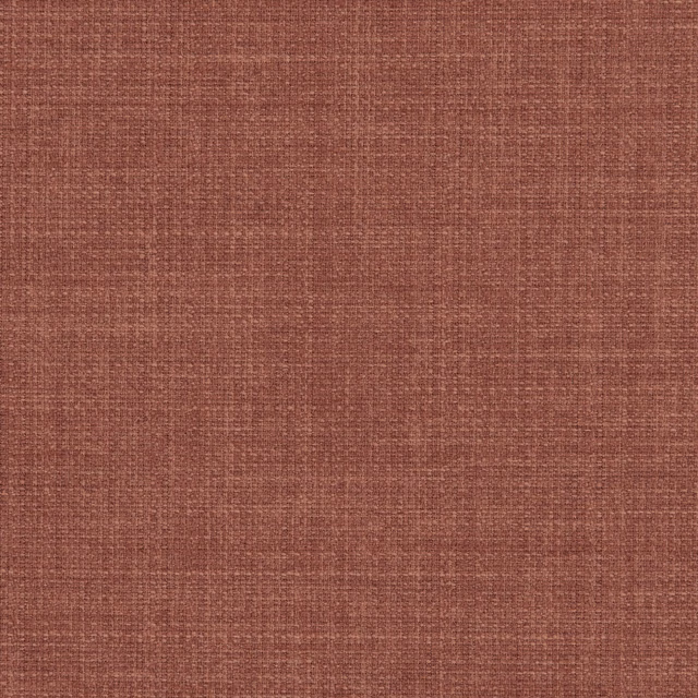 Paprika terracotta fabric showing a fine, softly varied crosswoven texture