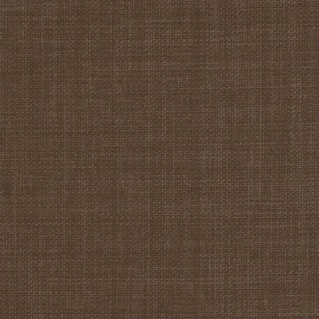 Warm pecan-brown Linoso II fabric with a dense, subtly crosshatched woven texture