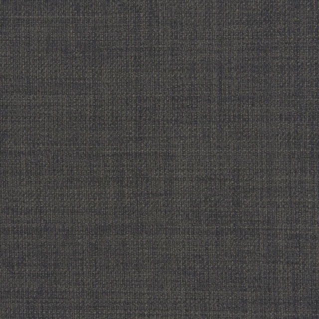 Close-up of charcoal smoke-grey fabric with a fine, subtly crosswoven texture