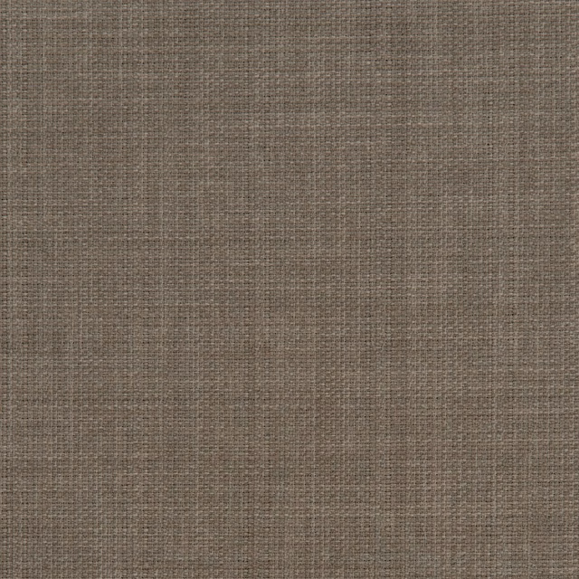 Close-up of taupe-grey woven textile with subtle crosshatched slub texture