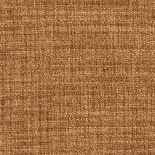 Warm turmeric-brown plain weave with subtle crosshatch slubs and softly mottled texture