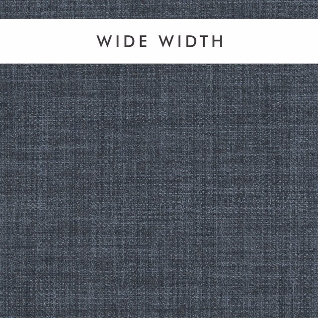 Close-up of Aegean blue-grey fabric with a fine irregular crosshatched weave