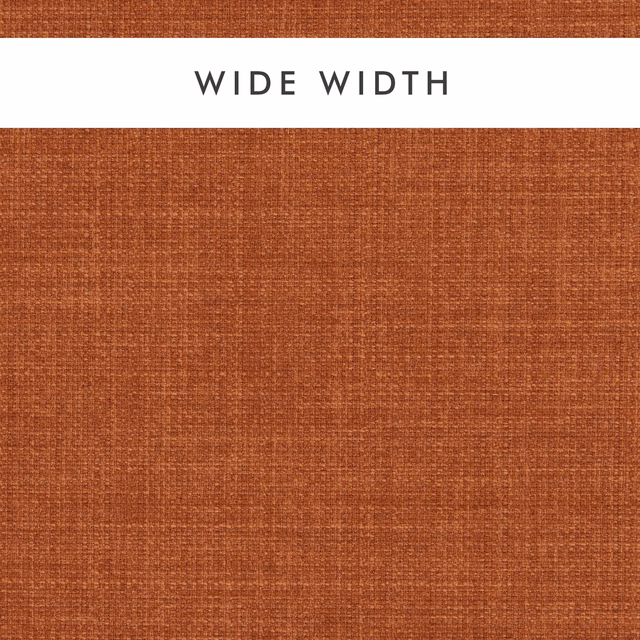 Warm cayenne terracotta fabric showing a fine, softly irregular crosshatched weave