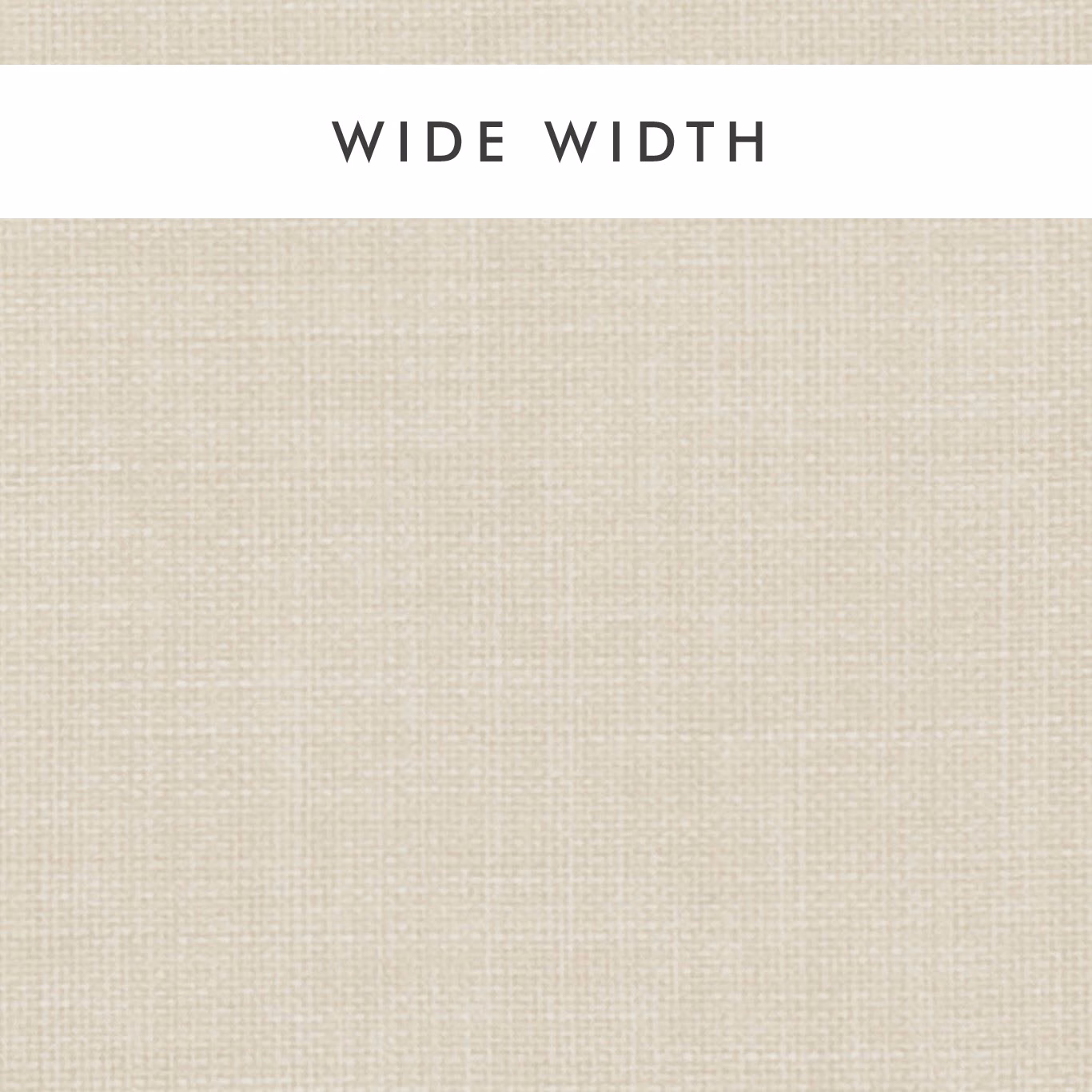 Pale cream fabric with a fine oatmeal crosshatch weave and softly matte surface