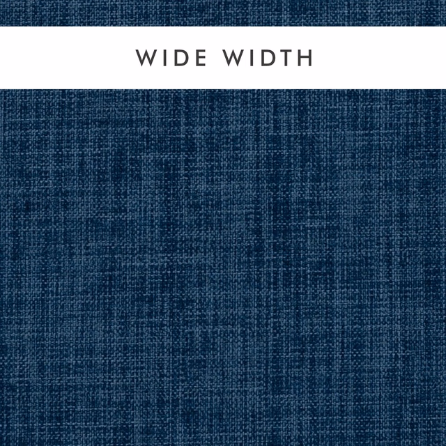 Close view of dark denim-blue textile with fine crossweave and vertical slubs