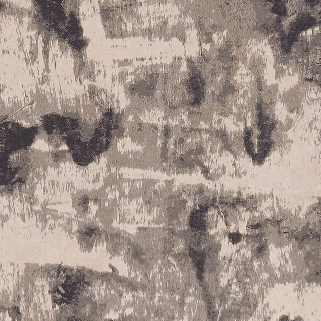 Charcoal and chalk abstract brushwork with a softly textured woven surface