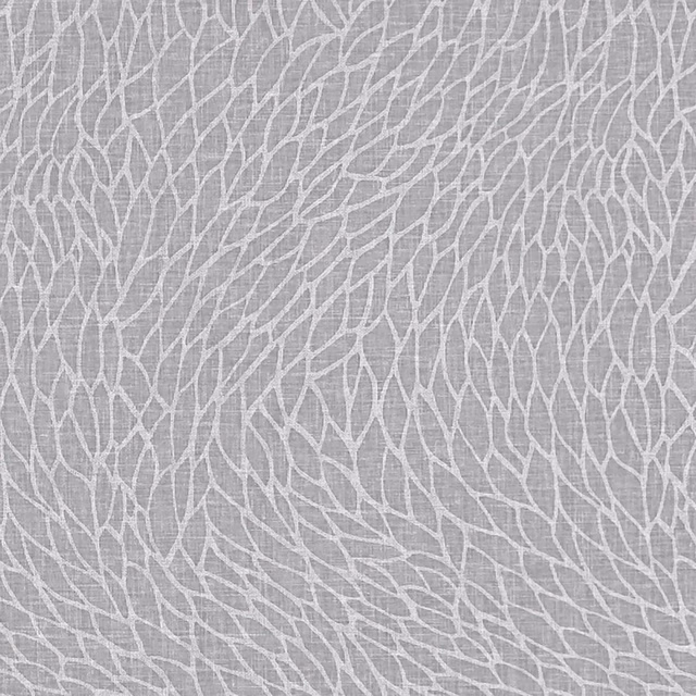 Cool charcoal sheer with pale branching tracery and a softly textured surface