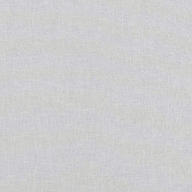 Pale silver-grey sheer with a fine crosshatched weave and airy slub texture