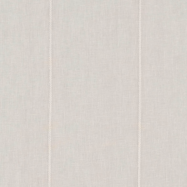 Warm champagne sheer with delicate vertical striations and softly translucent fine weave