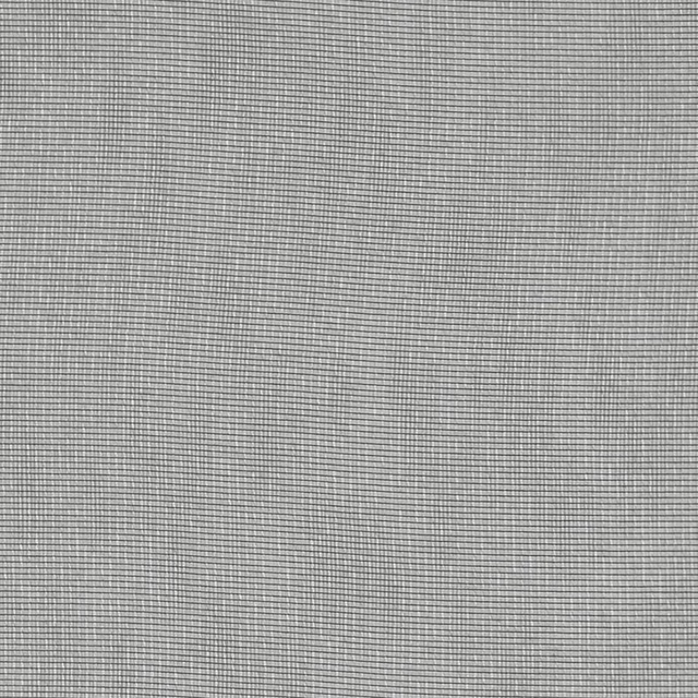 Charcoal grey sheer textile with a fine, closely woven micro-grid texture
