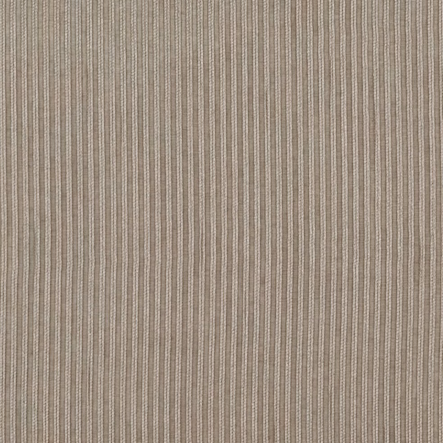 Warm charcoal-grey sheer with closely spaced vertical ribbed lines and subtle tonal highlights