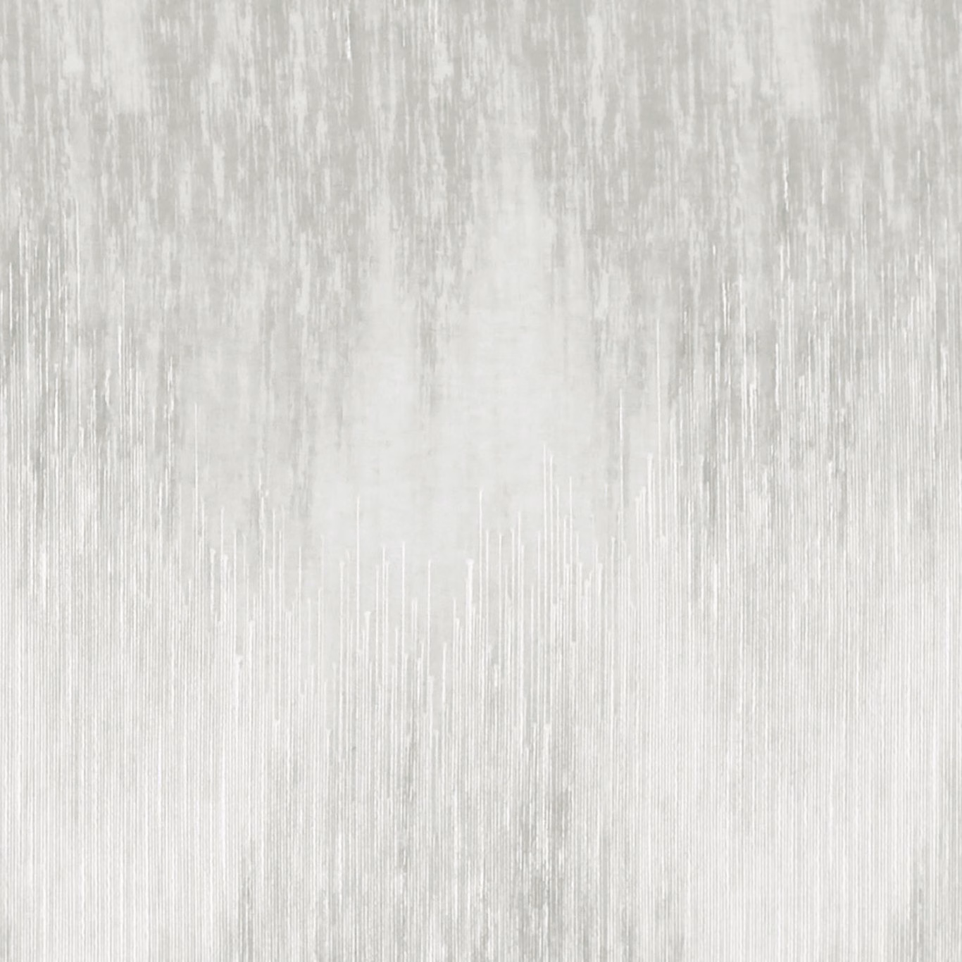 Ivory sheer fabric with fine vertical pebble-grey striations and softly weathered texture